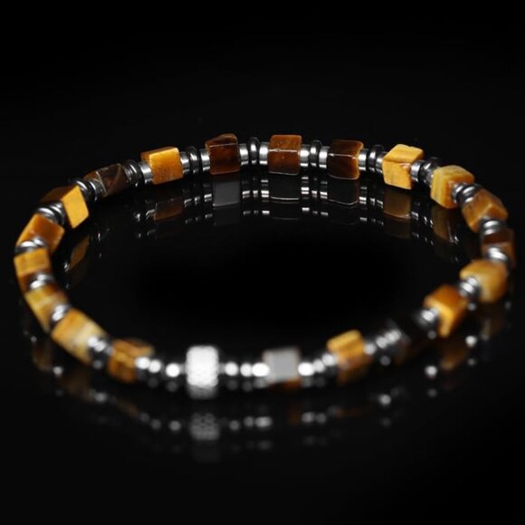 Luxury Natural Stone Bracelet Collection Handmade Unisex Gemstone Jewelry - Picture 9 of 9